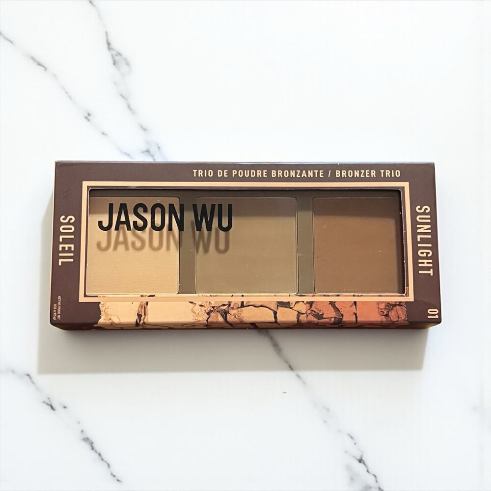 Jason Wu Beauty Sunlight Bronzer Trio 01 Sunshine 3 Shade Palette Natural Glow